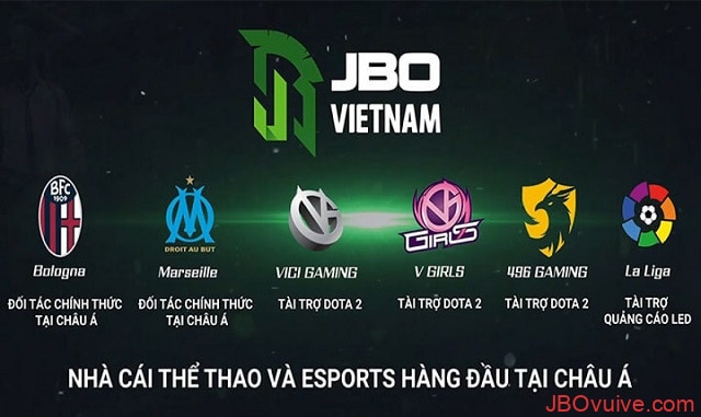 JBO là một trong những nhà cái uy tín hàng đầu trên thị trường cá cược trực tuyến tại Việt Nam